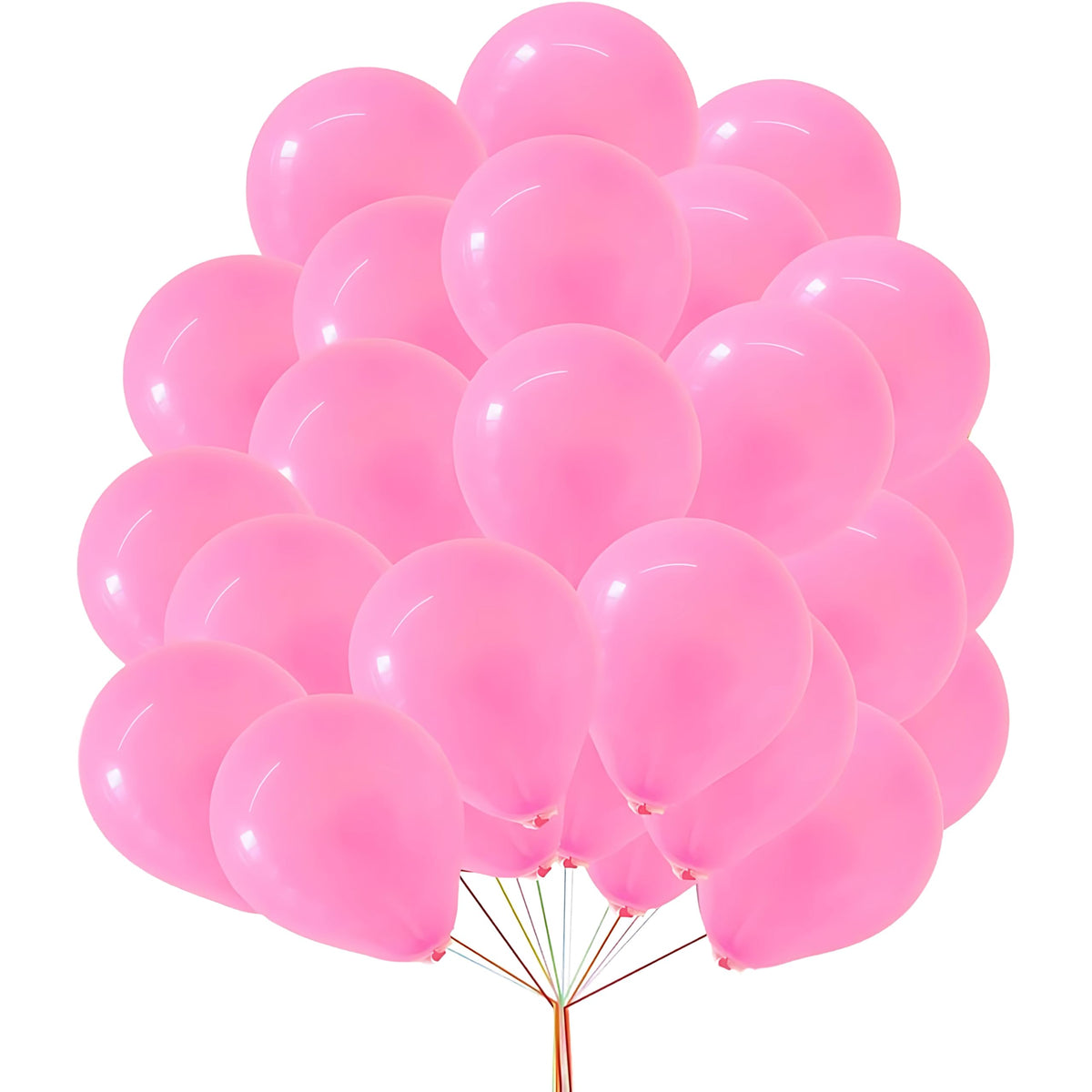 Wanna Party Pink Balloons Latex Party Balloons, 50 pack 10 Inches balloons for Birthday Decorations, Baby Shower, Balloon Modell