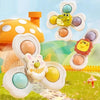 Super Toy 3 Pc Fidget Spinner Bath Toy Toddlers Spinning Rattle Suction Cup Baby Bath Tub Toys For Kids 1 2 3 Years Birthday Gif