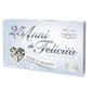 25Th Anniversary Silver Confetti - Jordan Almonds Gift Box - Imported From Italy, 500 Grams