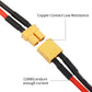 YACSEJAO 2 Pairs XT30U Male and Female Connector 18AWG 4 inch XT30U Plug Silicone w/Battery Straps RC Lipo Battery Cable for RC