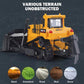 Aoft Technology Remote Control Excavator, Huina 1554, 1/16 Full 11Ch Rc Construction Vehicles, 2.4Ghz Bulldozer Toys, With Light