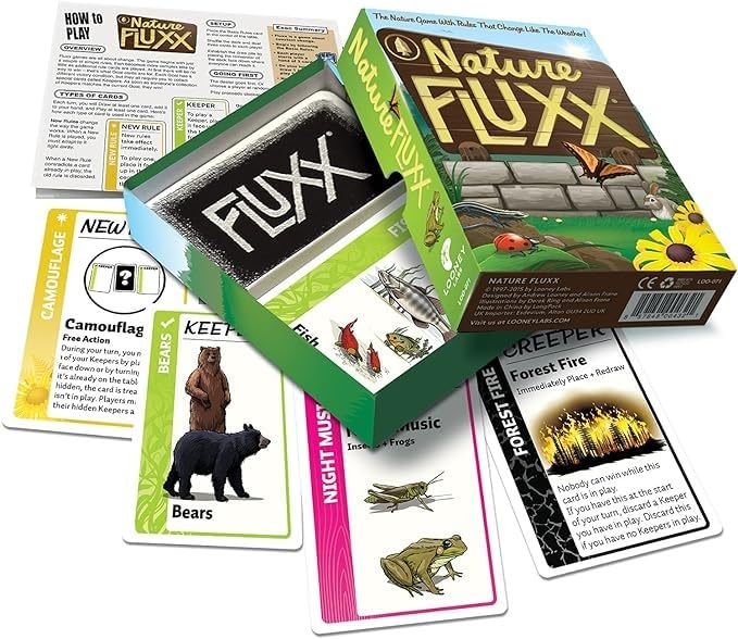 Looney Labs Nature Fluxx Card Game - Educational Fun for All Ages