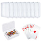 Iokuki 8 Pcs Blank Playing Card Case, Clear Card Deck Box, Plastic Playing Game Card Storage Box Holder For Bank Card, Business Card, Game Card, Ptcg Cards