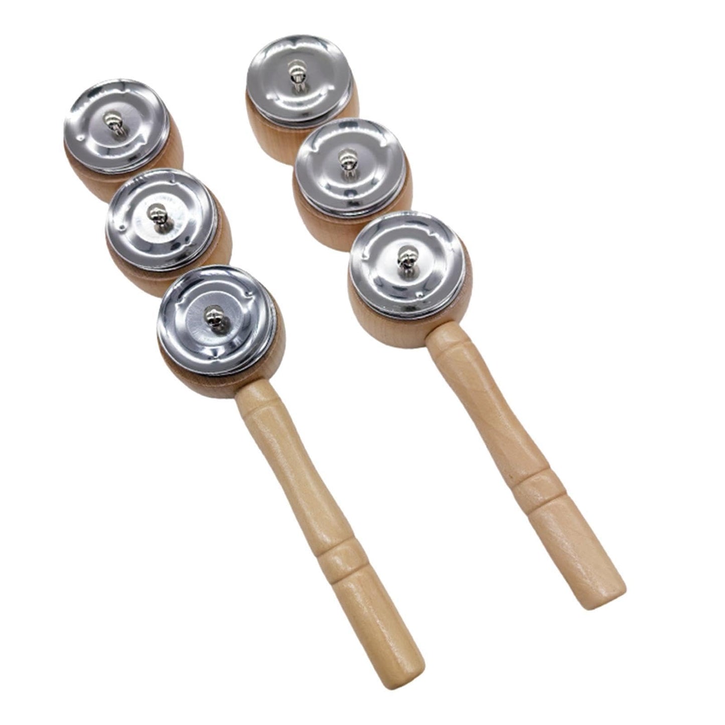 Bnf2Pcs Tambourine Sticks Toys Christmas Instrumental Toy Kid Toys For Children|Musical Instruments & Gear | Percussion | Hand P