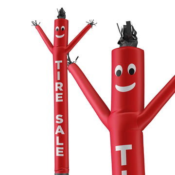 Lookourway Air Dancers Inflatable Tube Man Attachment - 20 Feet Tall Wacky Waving Inflatable Dancing Tube Guy For Business Promotion (Blower Not Included) - Tire Sale