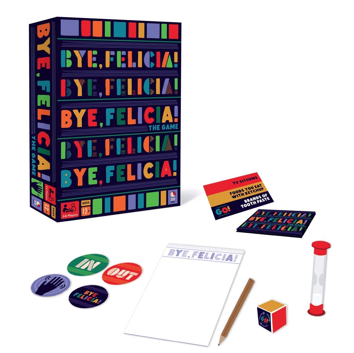 Big G Creative: Bye, Felicia! Party Game,The Fast-Paced Board Game With A Goodbye Diss, For Teens & Adults, 3 To 8 Players, For Ages 12 And Up