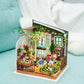 Robotime Diy Miniature Dollhouse Kit Garden House With Furniture Sets Best Birthday Gifts For Adults