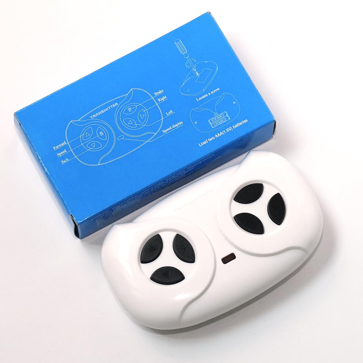 2.4G Bluetooth Remote Control for Kids Electric Vehicle Truck Car Ride On Truck Car Toys Replacement Parts,White Remote Control