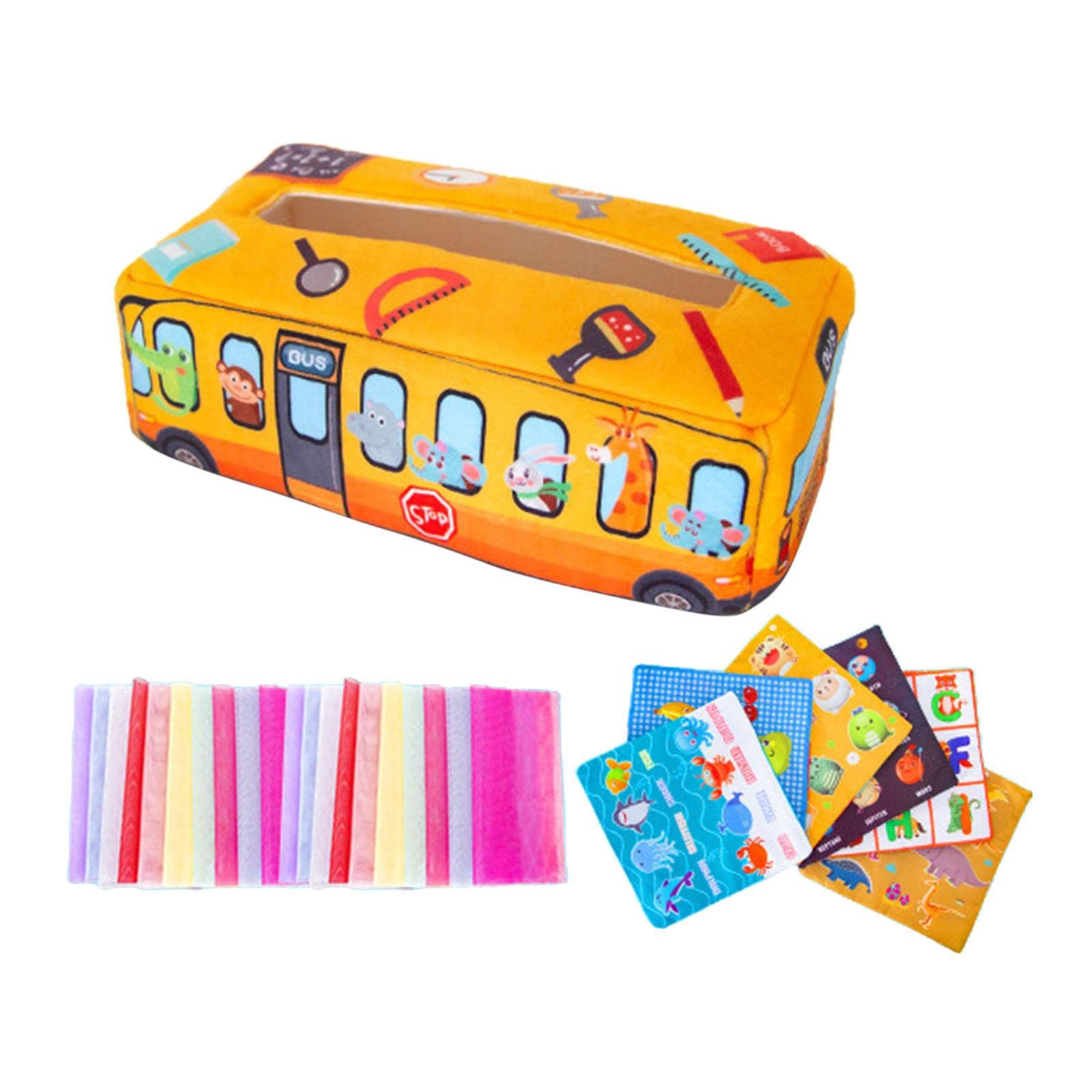 Secret Desire Baby Tissue Box Sensory Toy Early Educational Fine Motor Skill For Indoor|Developmental Baby Toys