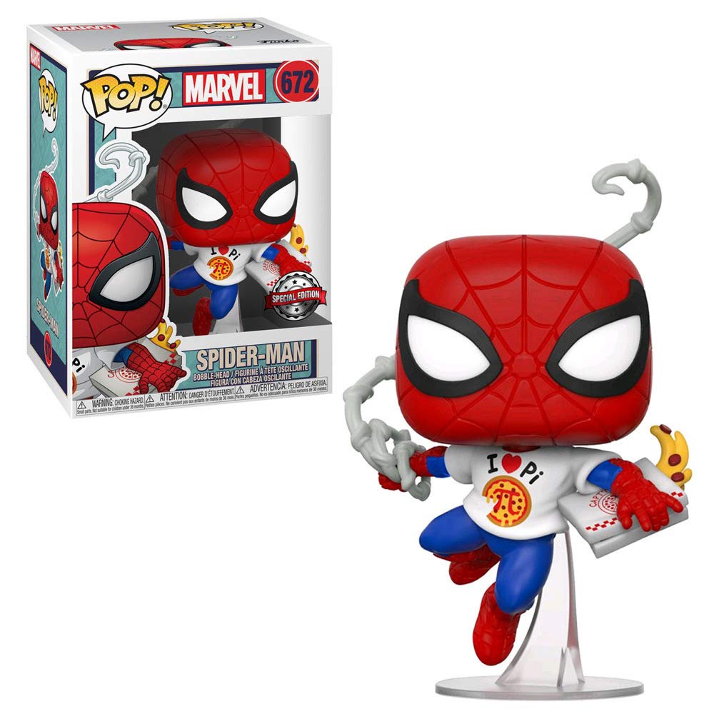 Funko Pop! Marvel #672 - Spider-Man [With Pizza] Exclusive