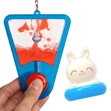 Goonameez, Hand-Held Sensory Toy with Floating Characters, Mesmerizing Water Mix Fidget Toy - Collect All 6 Unique Shapes for Sq