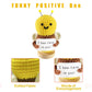 Aabxx Funny Mini Positive Potato,3 Inch Cute Crochet Doll With Positive Card,Soft Wool Knitting Toy Decoration Encouragement Support For Birthday Gifts Room Decor (Positive Bee)