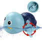 Bath Toys, Magnetic Fishing Game With 2 Poles 1 Wind Up Turtle 30 Floating Fish For Kiddie Outdoor Pool Water Table, Best Birthday Party Gifts For Baby Toddler Boys Girls Kids 1 2 3 4 Year Old