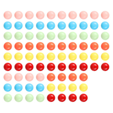 Laviesto 12Mm Game Replacement Marbles Balls,84Pcs Acrylic Game Balls For Board Game,Rainbow Bead Game,Color Sorting Toy,Marble Games (6 Colors)