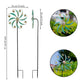 Stargarden Wind Spinner, Metal Outdoor Wind Sculptures & Spinners, Small Garden Pinwheels For Yard And Garden Decor