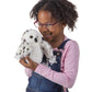 Little Snowy Owl Little Puppet, White, Gray, Black