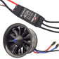 Flycolor EDF 50mm 4900KV 3S Maximum Thrust 770g 11 Blades Ducted Fan with RC Brushless Motor with ESC 40A(2~4S) Balance Tested f
