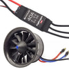Flycolor EDF 50mm 4900KV 3S Maximum Thrust 770g 11 Blades Ducted Fan with RC Brushless Motor with ESC 40A(2~4S) Balance Tested f