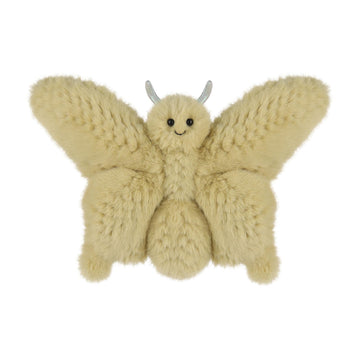 Apricot Lamb Butterfly Plush Stuffed Animals For Kids, Soft Cute Insect Plush Toys For Baby Girl And Boy, Fluffy Butterfly Green