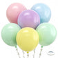 Bezente Pastel Balloons 18 Inch - 30 Pack Large Thick Macaron Balloons Big Round Multicolor Latex Balloons For Birthday Baby Sho