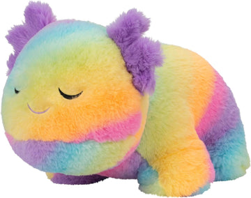 Russ Rainbow Axolotl Plush - 18-Inch Salamander With Rainbow Colored Plush
