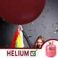Partywoo Dark Red Large Balloons 4 Pcs 36 Inch Burgundy Maroon Ruby Red Big Jumbo Giant Ruby Red Latex Balloons For Graduation Birthday Valentine'S Day Wedding Anniversary Party Decorations Red-Y75