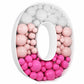 Jw Passion - Premium Quality, Made With Passion 3Ft Tall Mosaic Balloon Frame Letters Big Marquee Light Up Letters Diy Kit For B