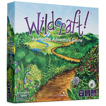 Wildcraft! An Herbal Adventure Game/Family Game: Cooperative Board Games For 4+ Year Olds Learn 25 Herbs – Coop Board Games/Educational Games W/Learning Tools, Incl. Plant Guide & Coloring Book