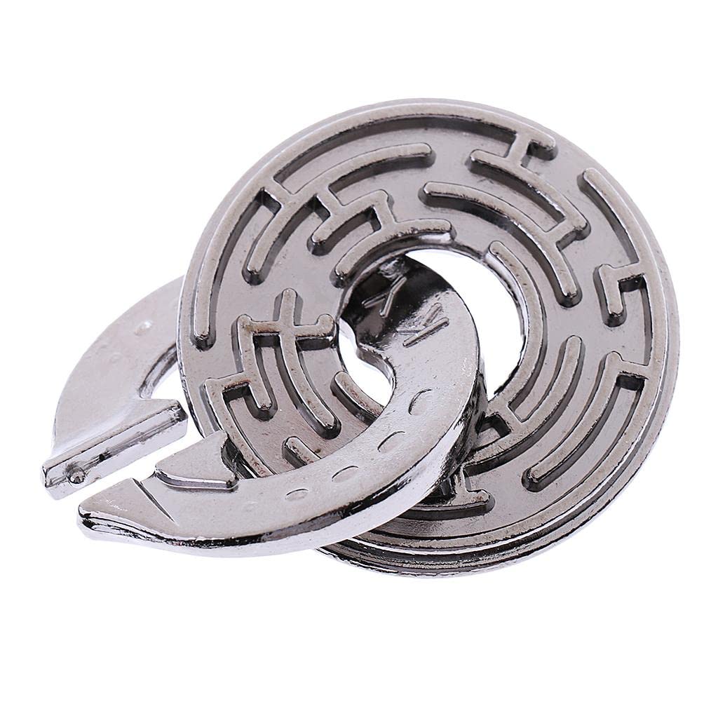 Classical Metal Mind Puzzles Brain Teaser IQ Test Locking Toy for Kids Gift| Contemporary Puzzles |Toys & Hobbies