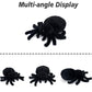 HWD Black Soft Stuffed Spider Doll - Cute Plush Plushie for Kids, Toddler Gifts, Birthdays, Halloween, Christmas Pranks