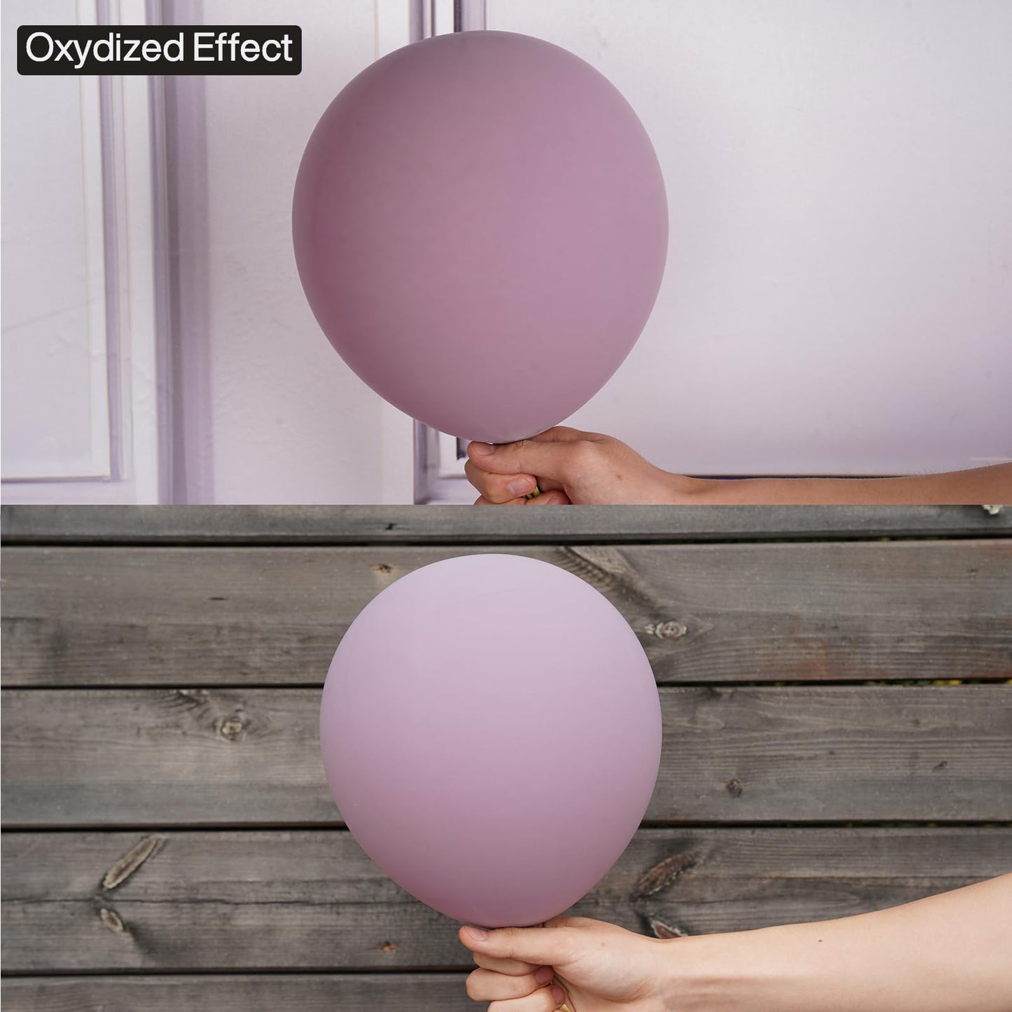 Partywoo Dusky Purple Balloons, 100 Pcs Boho Purple Balloons Different Sizes Pack Of 18 Inch 12 Inch 10 Inch 5 Inch Pale Purple Balloons For Balloon Garland Arch As Party Decorations, Purple-F29
