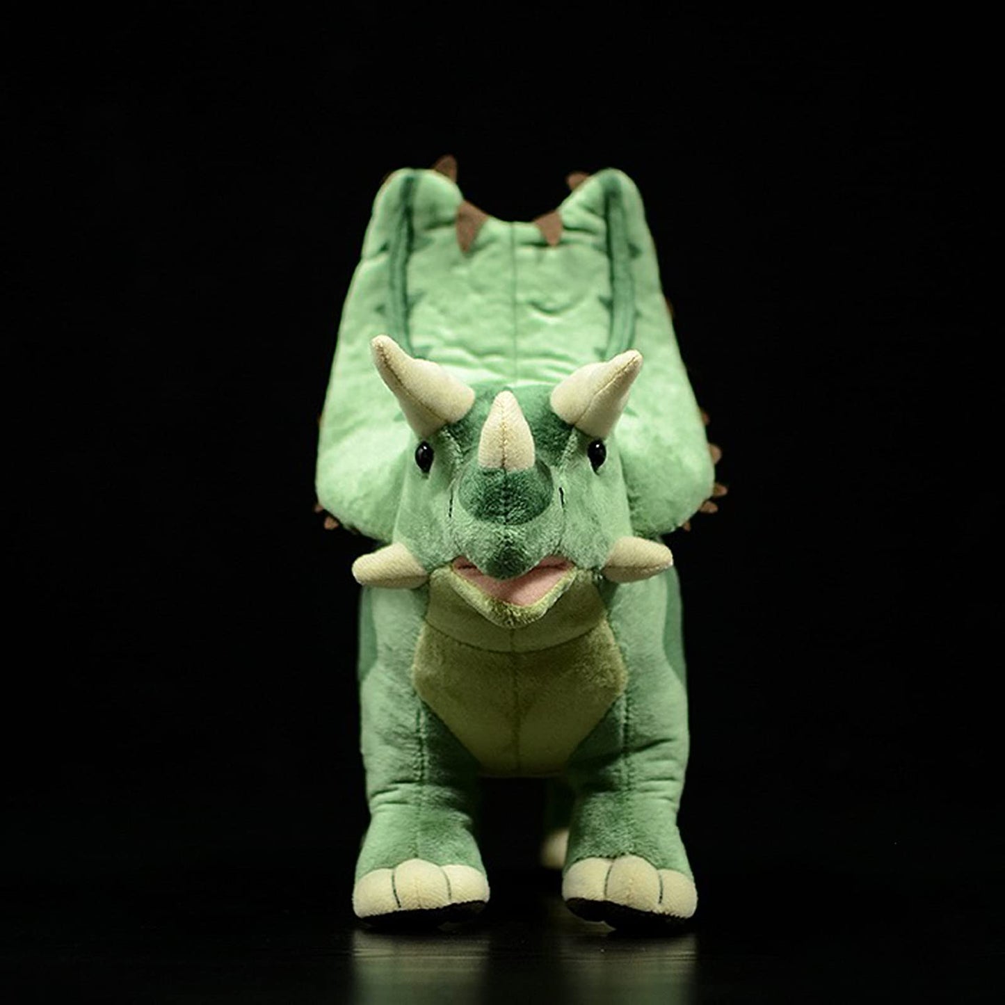 ZHONGXIN MADE Pentaceratops Stuffed Plush Toy - Soft 13 Inch Dinosaur Model, Realistic Educational Gift for Kids