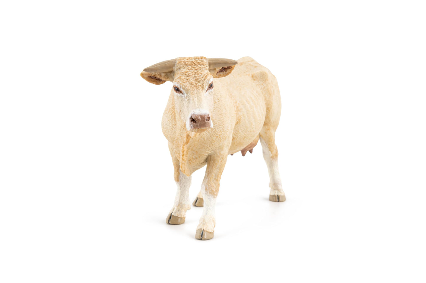 Papo - Hand-Painted - Figurine - Blonde D'Aquitaine - 51185 - Farm - Animals - Collectible - For Children - Suitable For Boys And Girls- From 3 Years Old