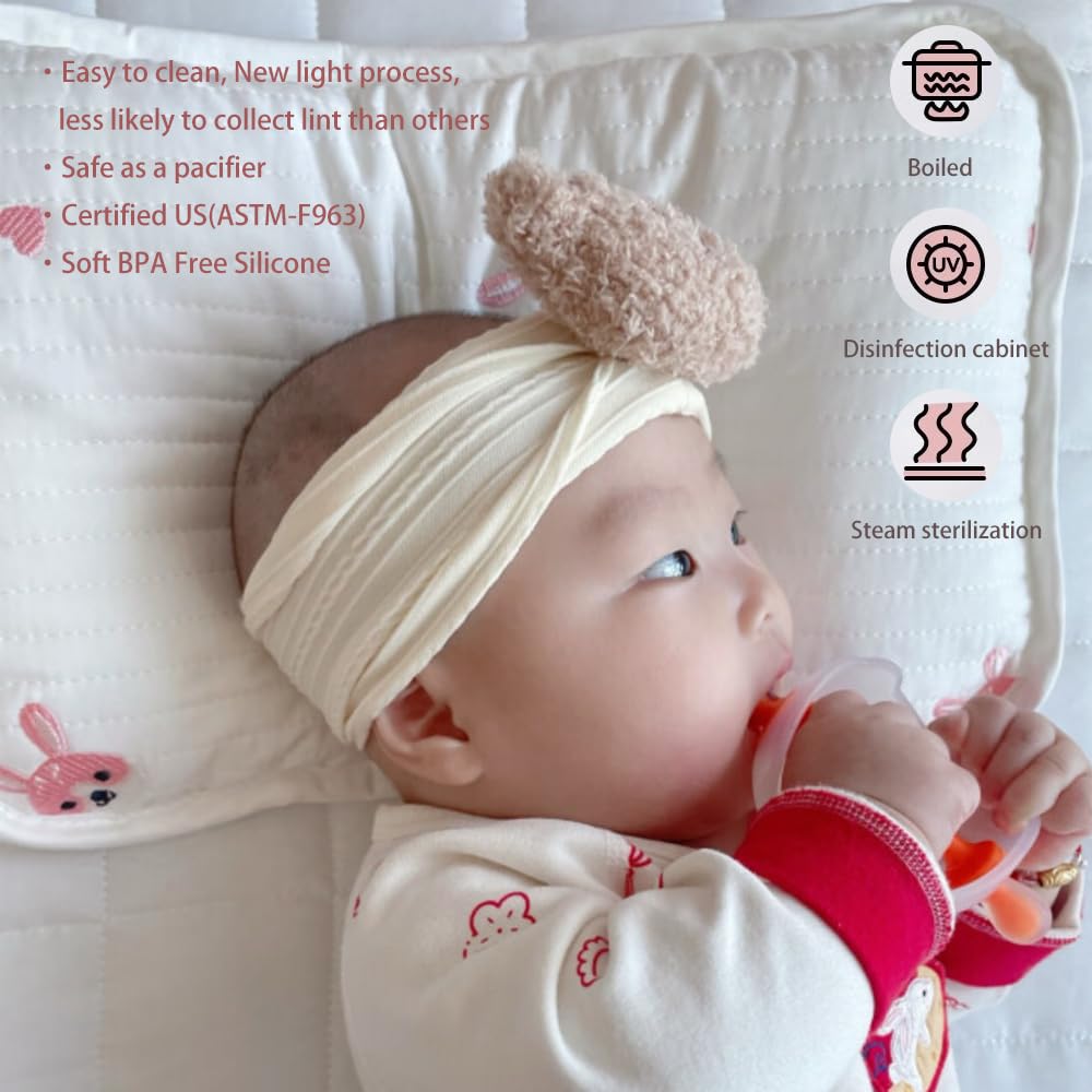 Aurrea Baby Teething Toys For Babies 3-6 Months, Baby Teethers For Babies 6-12 Months, Baby Teether Soother, Squishy Soft,None G