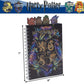 Innovative Designs Harry Potter Hogwarts Tab Journal Notebook, Spiral Bound, 96 Lined Pages, 8 X 7 Inches, Black