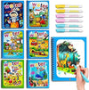 Kelumie Water Coloring Books With Kids Doodle Book Toys For 3 4 5 6 7 Return Gifts For Birthday, Kids Party Bulk-12 Set For Birt