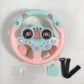 Yohencin Baby Steering Wheel Toy, Kids Steering Wheel For Car Backseat A Variety Of Car Sound Effects To Develop Baby'S Auditory