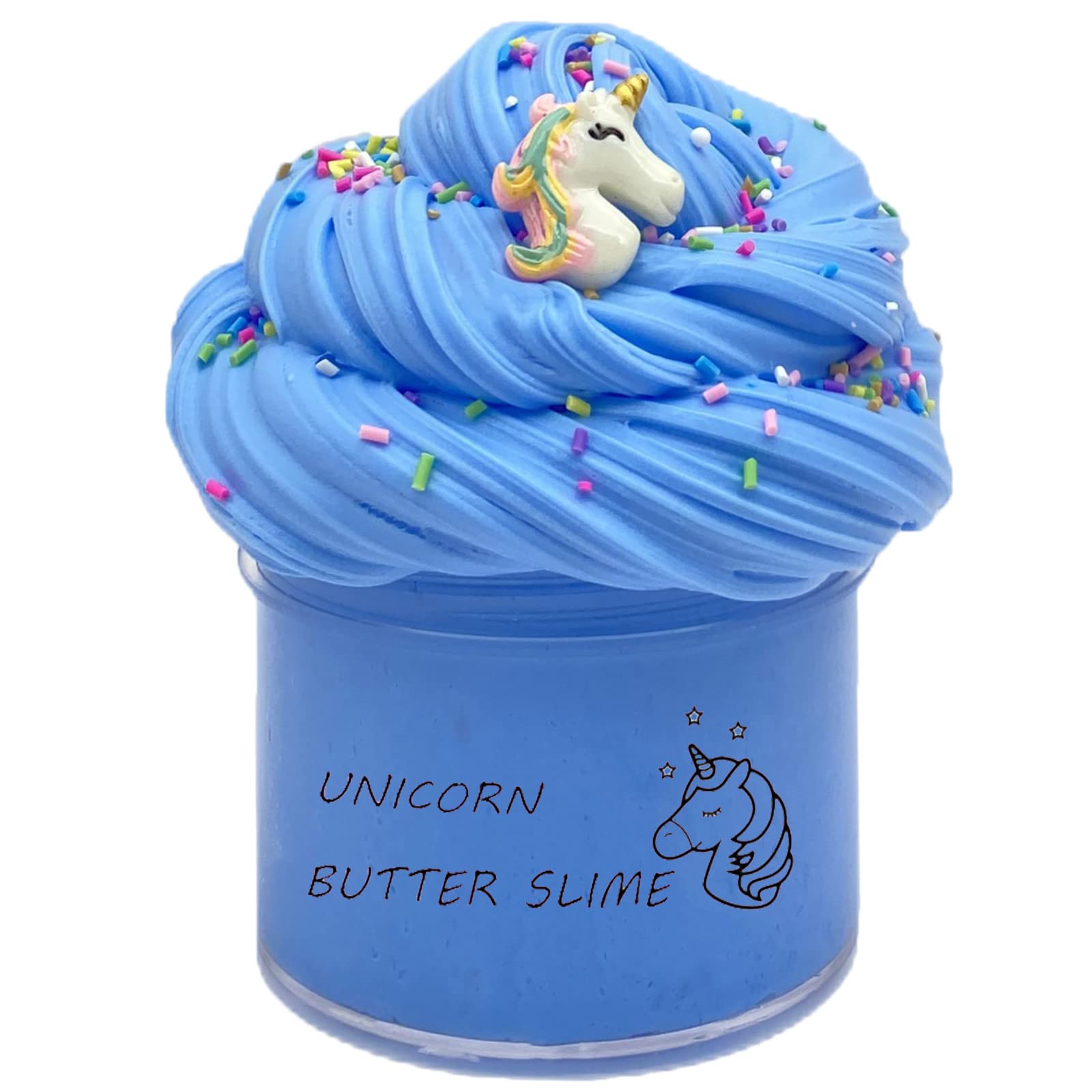 Butter Unicorn Slime, Scented And Stretchy Clay Sludge Toy, Party Favors, Prize, School Education, Birthday Gifts For Kids Girls