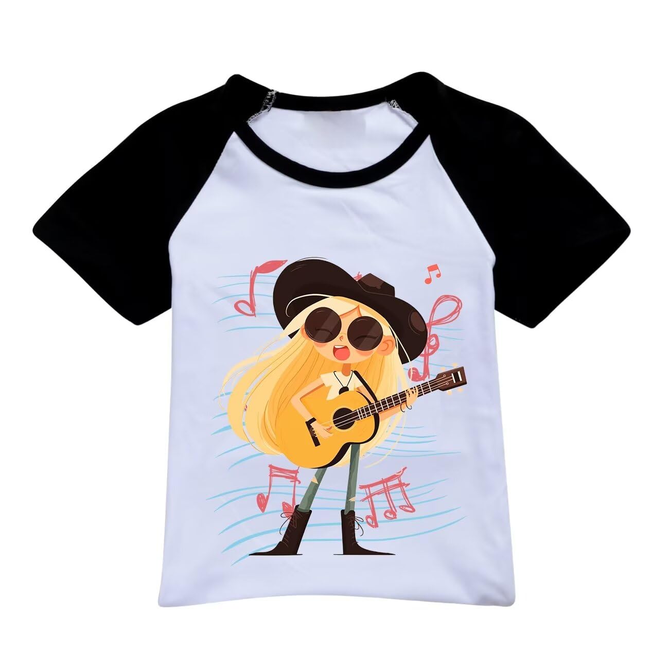 Hecendolame Short Sleeve cute Costume Princess suit Kids Children Girls T-shirt and Shorts Outfit Sets Black to 15-16years