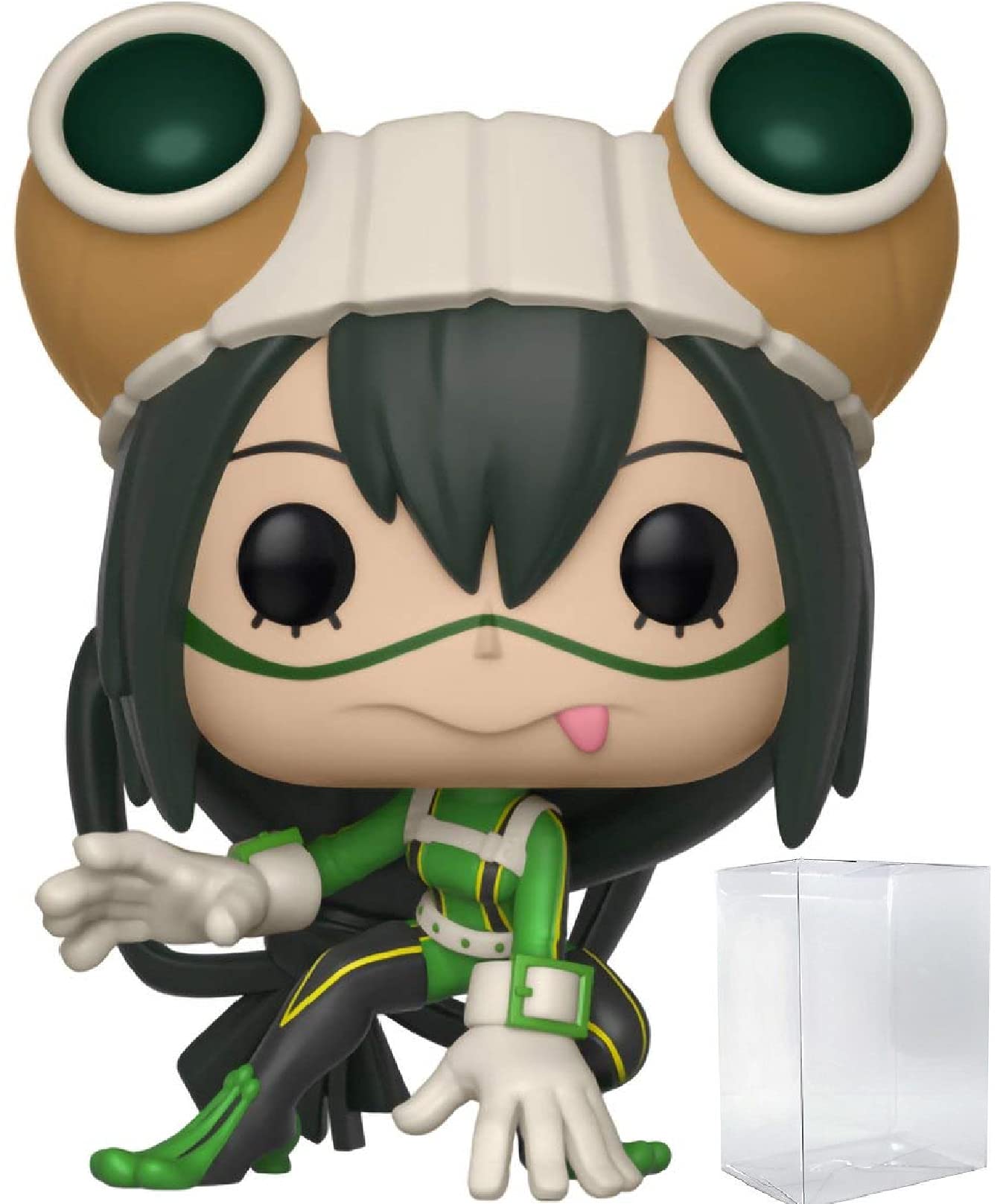 Funko My Hero Academia - Tsuyu Pop! Vinyl Figure (Bundled With Compatible Pop Box Protector Case)