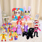 Vaoux 6 Pcs Digital Circus Plush Toy,The Amazing Plushies Toy,Stuffed Animal Plushie Doll Gift For Kids And Fans.
