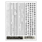 Railroad Gothic Letters, Black