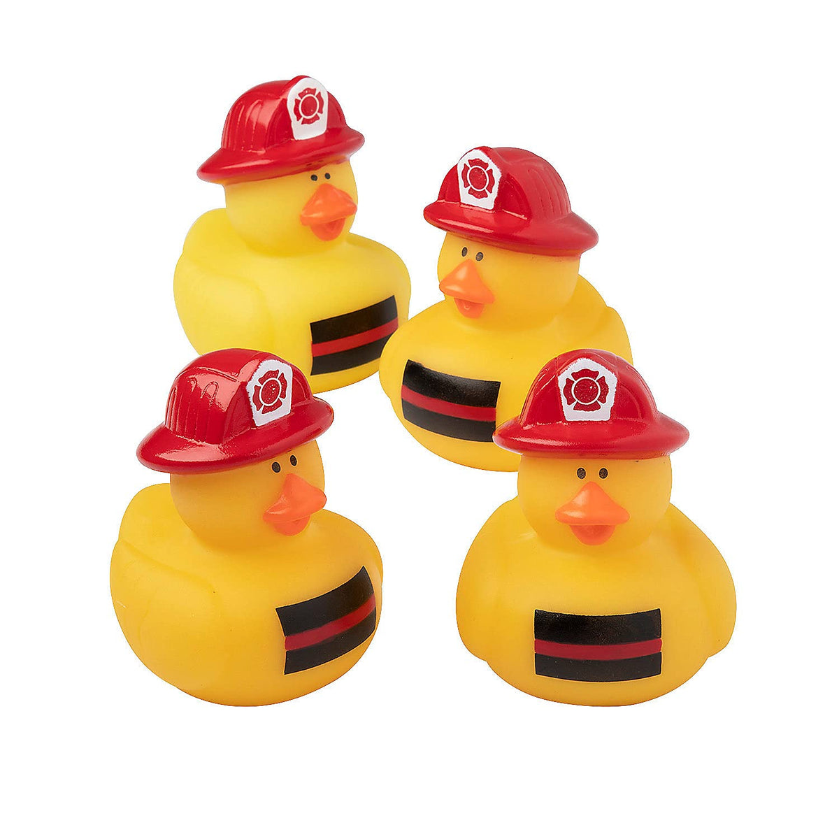 Fun Express Thin Red Line Fireman Rubber Ducks  12 Pieces