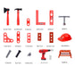 Kids Tool Set, 55 Pcs Kids Tool Set Pretend Play Kids Toys with Tool Box and Electronic Toy Drill, Toy Tools for Toddler Boys Gi
