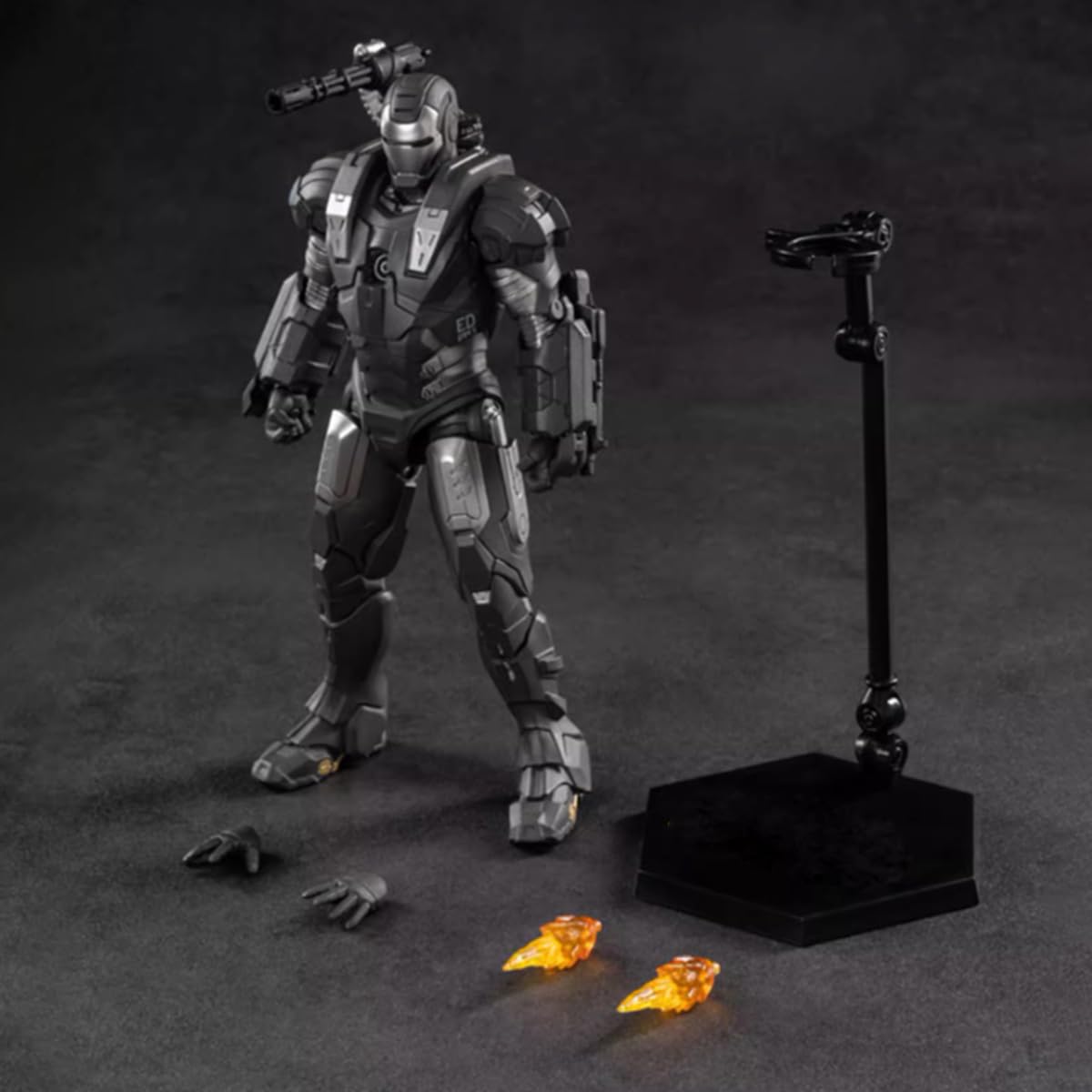 Hiplay Zd Toys Collectible Figure Full Set: Anniversary Series Non-Luminous Version: War Machine Mk1 (1906-51), 1:10 Scale Minia