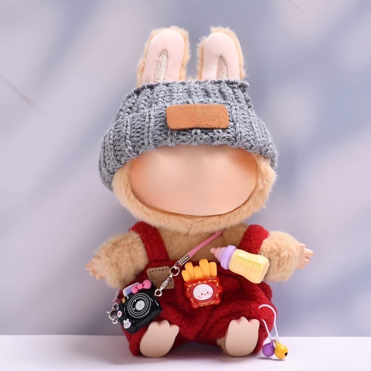 Clothes For Dolls 17 &15Cm Luxury Chic Style High-End Fashion Dolls Accessories Premium Outfit With Accessories (Red)