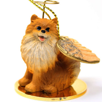 Conversation Concepts Pomeranian (Red) Dog Angel Figurine