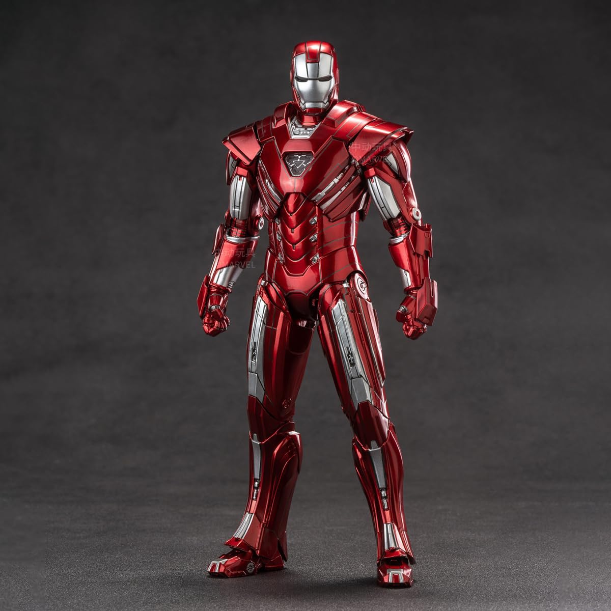 Hiplay Zd Toys Collectible Figure Full Set: Anniversary Series Non-Luminous Version: Iron Man Mk33 (1906-33), 1:10 Scale Miniatu