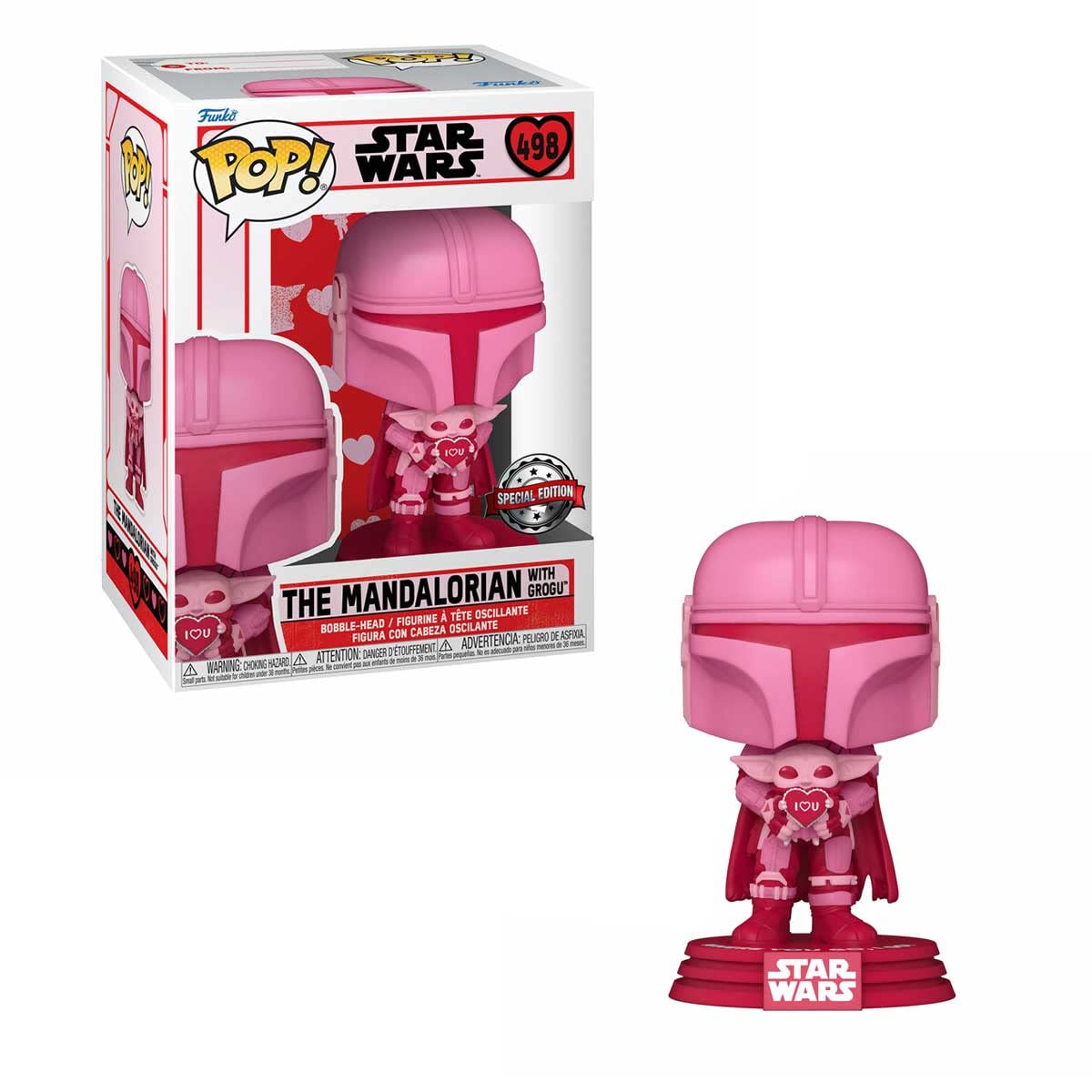 Funko Pop! Vinyl Figure - Star Wars Boba Fett & Grogu - Collectible, Multicolored, Model 60122, Perfect Gift for TV Fans