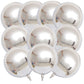 Kalor 10 Pcs 22 Inch Silver Mylar Balloons, Large 4D Giant Round Foil Balloon Big Mirror Metallic Balloons For Birthday Party Baby Shower Gender Reveal Supplies
